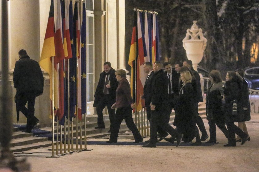 Kolacja Merkel i Szydło w Łazienkach