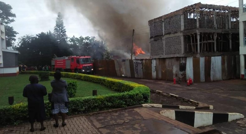 Fire breaks out at Lenana School