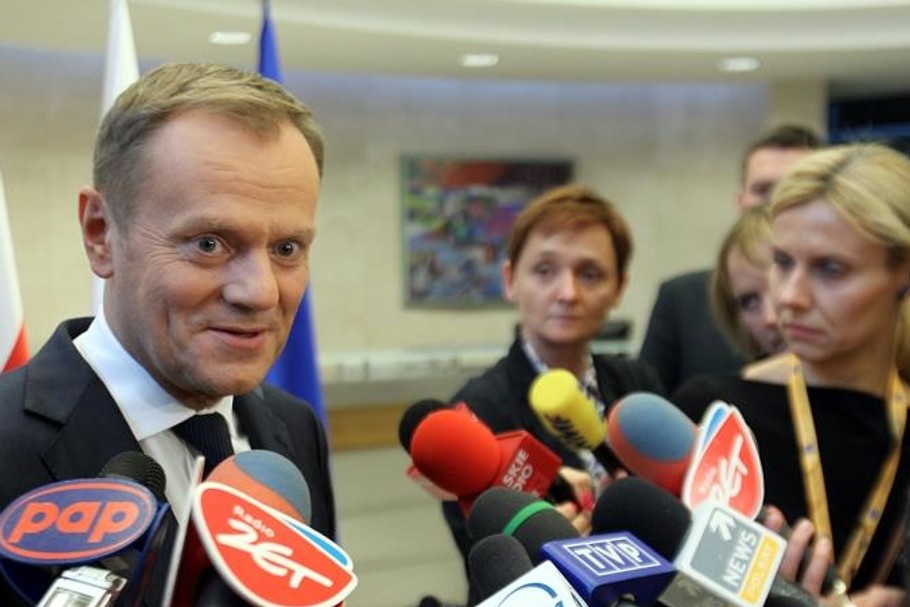 Tusk konferencja Bruksela