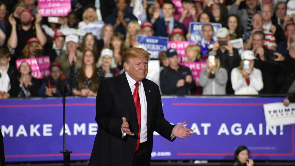 President Donald J. Trump in Washington, MI