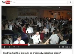 Brak prądu na studniówce? Maturzyści mają na to sposób [WIDEO]