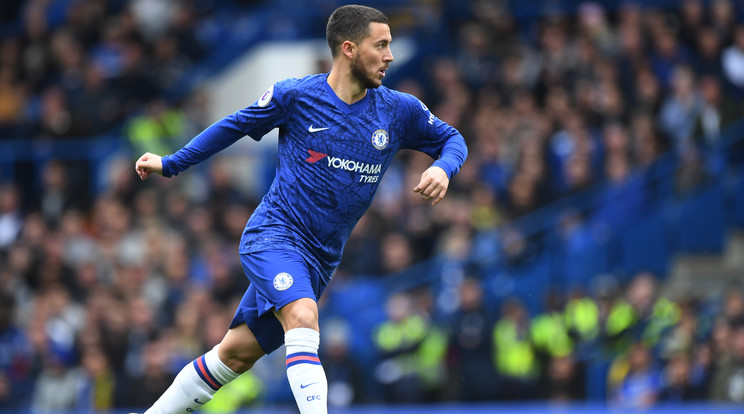 Eden Hazard távozik Londonból /Fotó: MTI - EPA - Facundo Arrizabalaga