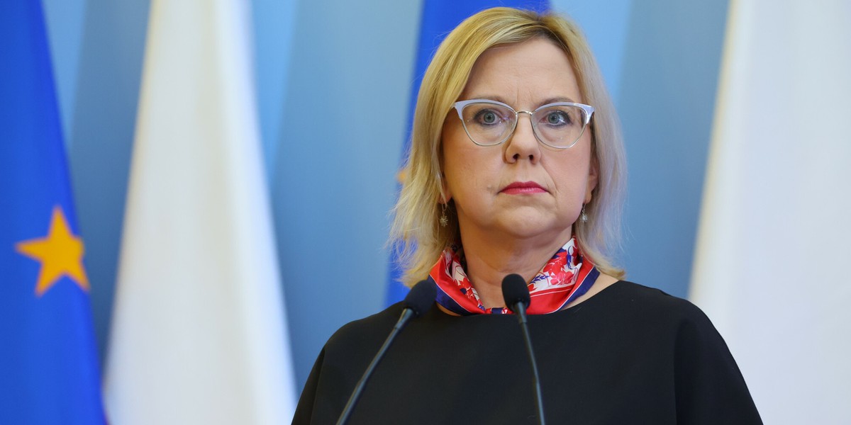 Minister klimatu i środowiska Anna Moskwa