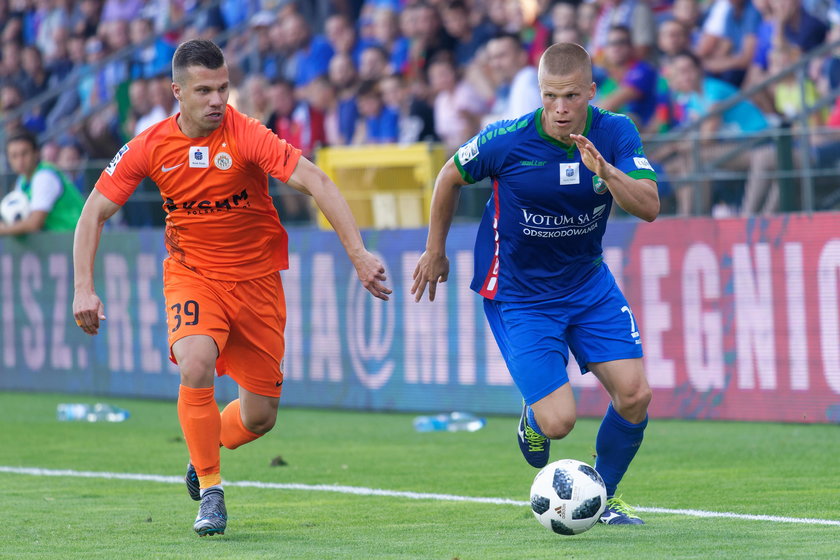 Pilka nozna. Ekstraklasa. Wisla Plock - Miedz Legnica. 15.09.2018