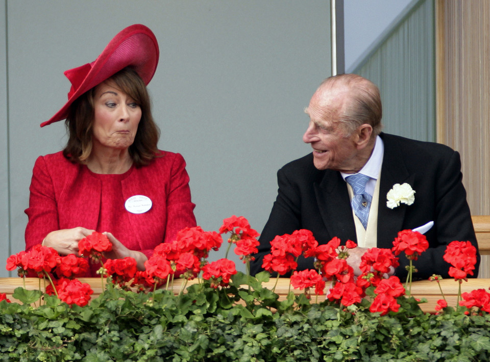 Carole Middleton i książę Filip / fot. Getty Images