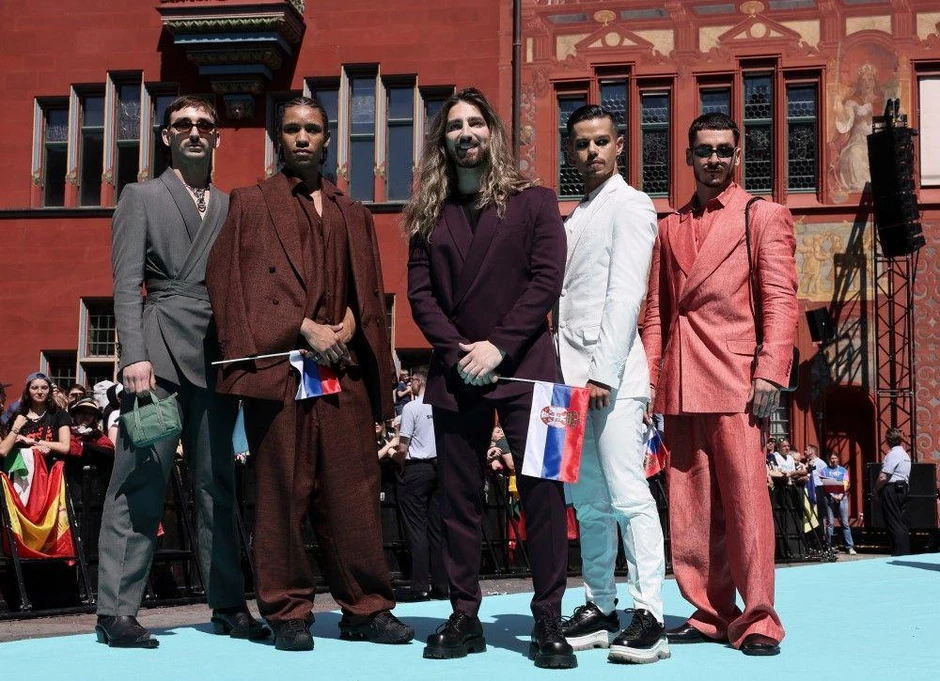 Predstavnik Srbije Stefan Zdravković, umetničkog imena Princ od VranjE | Foto: REUTERS/Denis Balibouse