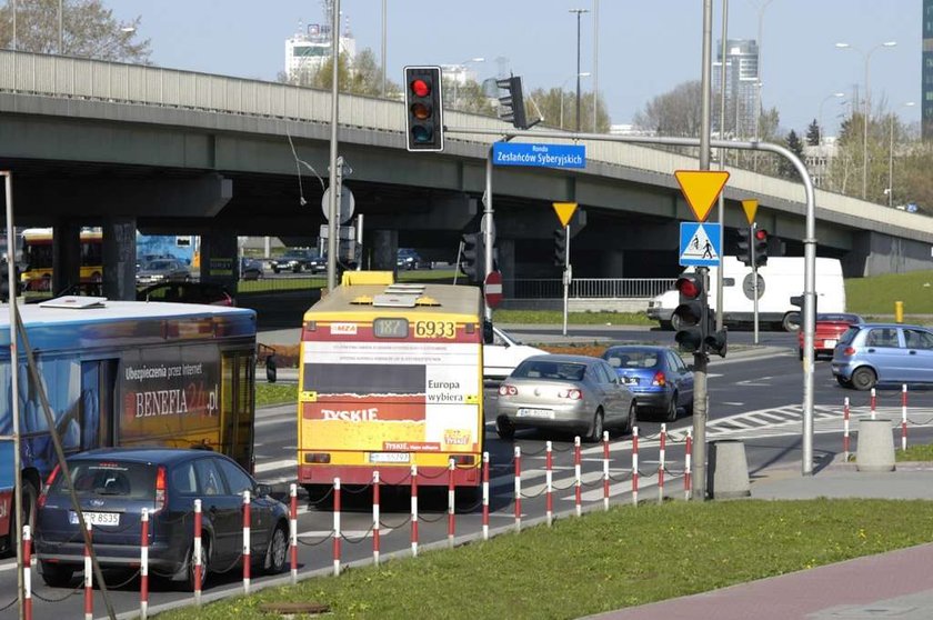 skrzyżowanie, blokowanie, samochód, auto,