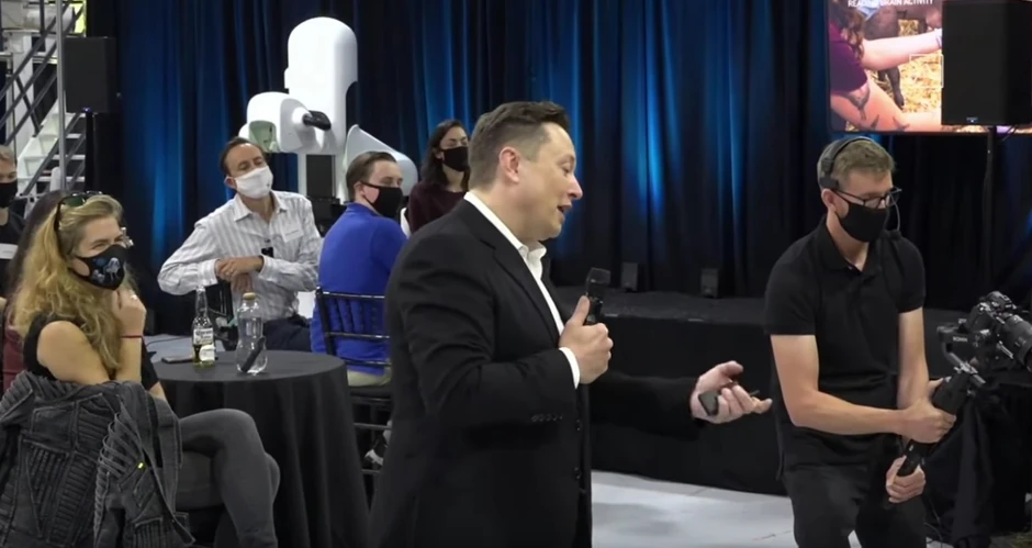 Ilon Mask na prezentaciji