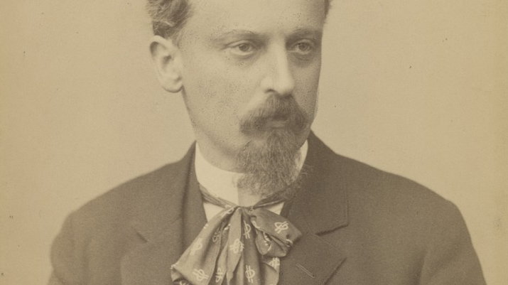 Henryk Sienkiewicz na fotografii Stanisława Bizańskiego, lata 80. XIX wieku