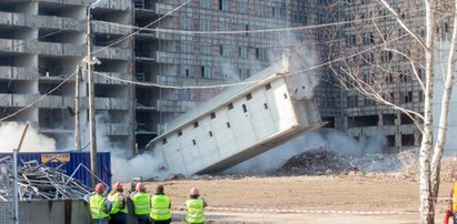 Wyburzają szpital w Zabrzu