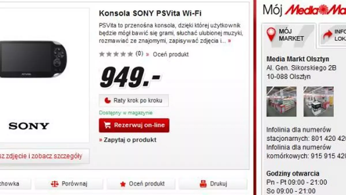 PS Vita za mniej niż tysiaka. Gdzie?