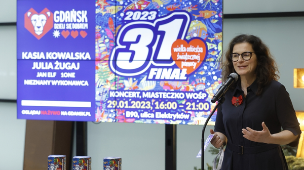 – Wielka Orkiestra Świątecznej Pomocy to dzieło, które od lat łączy, a nie dzieli – mówi Aleksandra Dulkiewicz, prezydent Gdańska