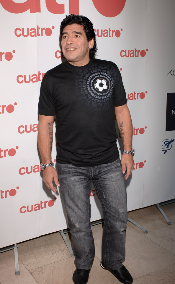 Diego Maradona w 2006 roku