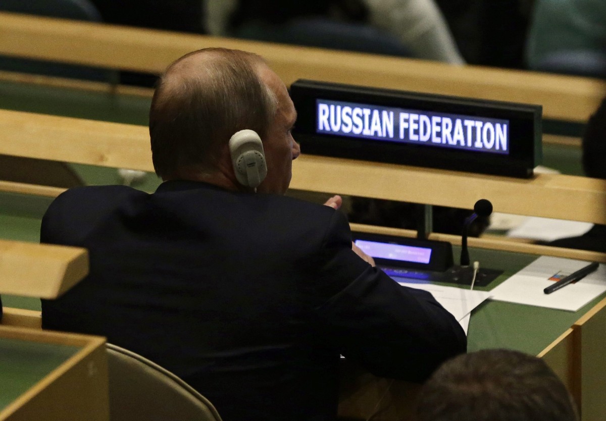 Władimir Putin na forum ONZ