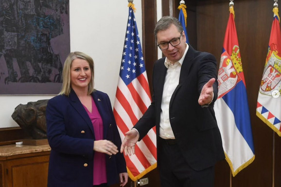 Vučić sa Elizabet Alen: Razgovor o pritiscima na Srbiju, zamolio SAD da pojačaju angažman kako bi se očuvala stabilnost regiona