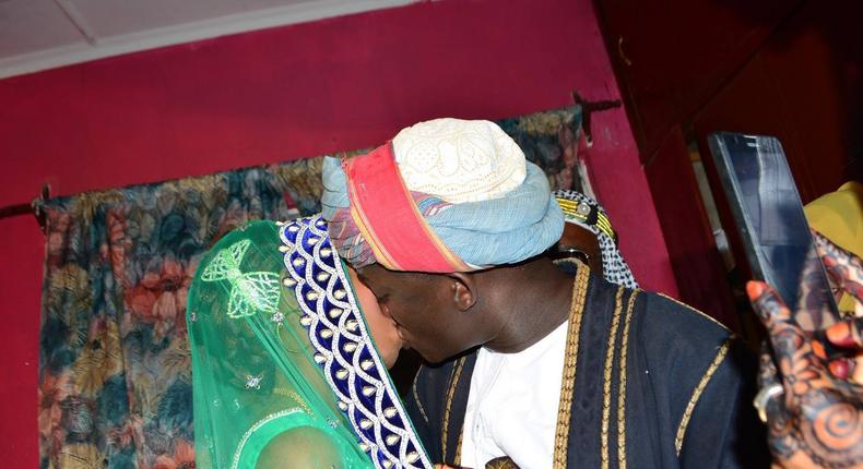 Susumila and wife Kibibi Salim on their wedding