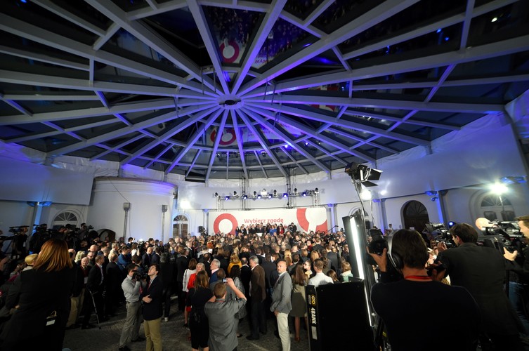 Wieczór wyborczy Bronisława Komorowskiego