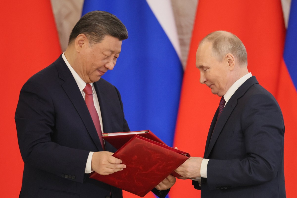 Xi Jinping i Władimir Putin