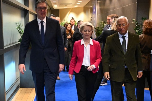"PROŠIRENJE JE GEOSTRATEŠKI IMPERATIV" Oglasili se Ursula fon der Lajen i Antonio Košta nakon sastanka s Vučićem: "Pozdravili smo korake Srbije da diverzifikuje svoje energetske izvore"