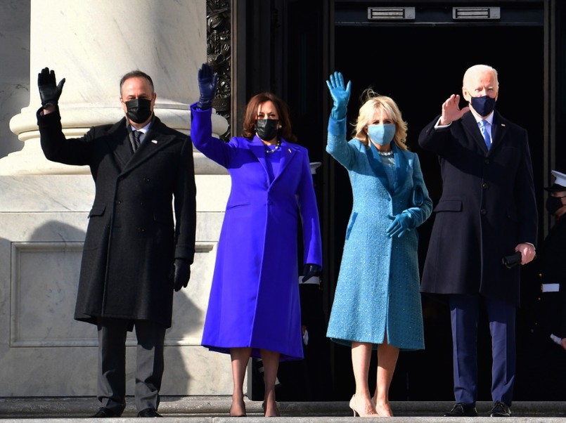 Douglas Emhoff Kamala Harris Jill Biden Joe Biden