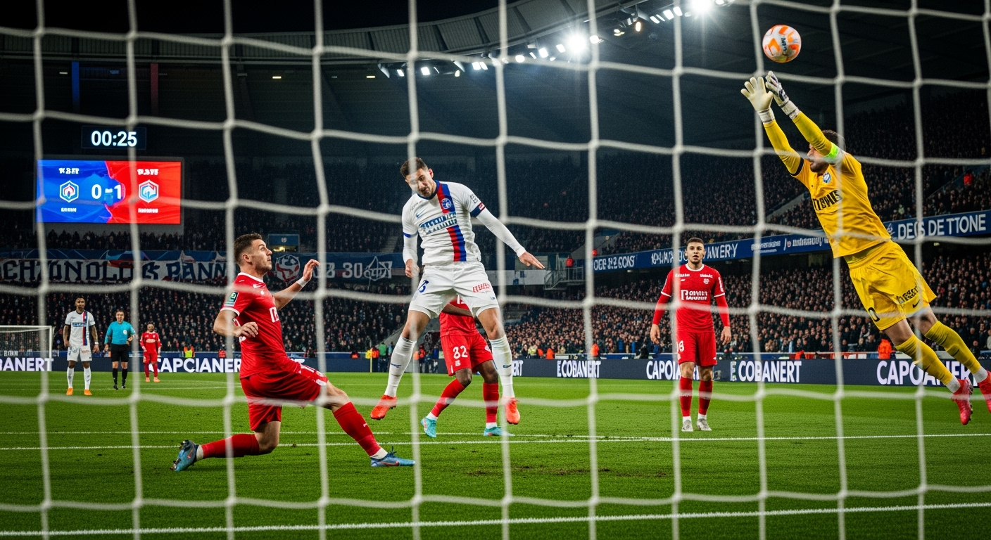 Quatre expulsions et sept buts : Lille s'impose 4-3 face à Auxerre