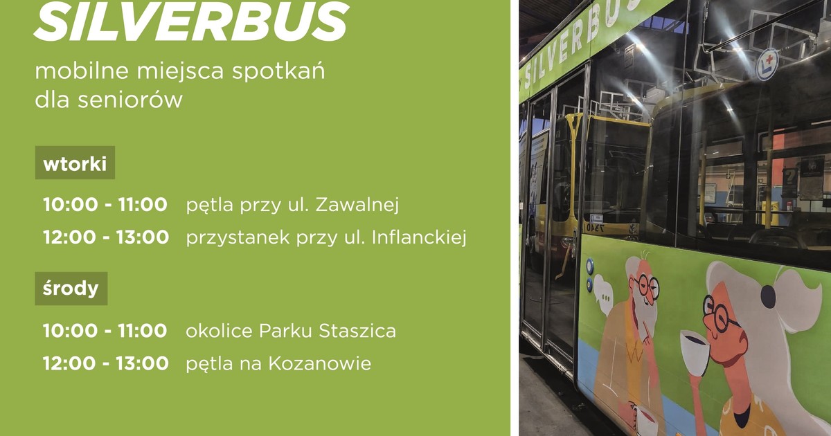 Zatrzymaj się, odpocznij, porozmawiaj. SILVERBUS dla seniorów!
