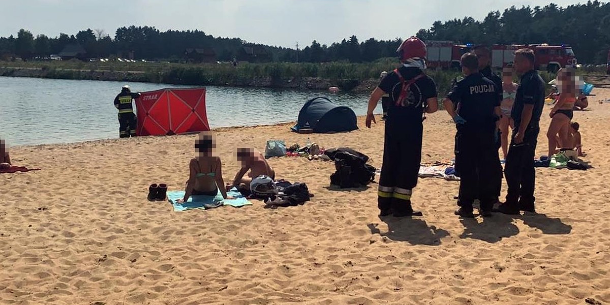 Tragedia nad wodą w Grodźcu