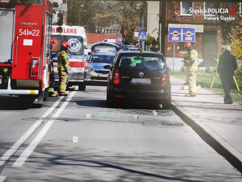 Horror w Piekarach Śląskich. 9-latek biegł pod auto