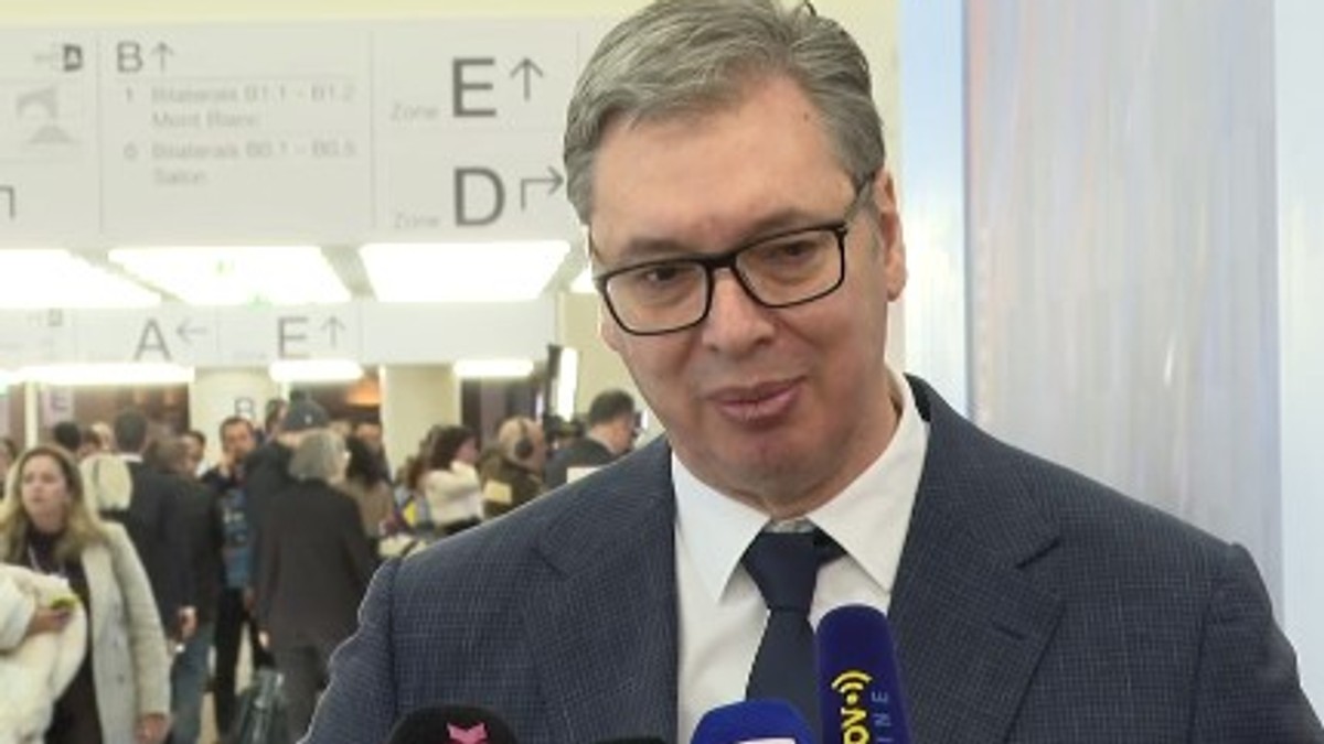 Aleksandar Vučić Davos
