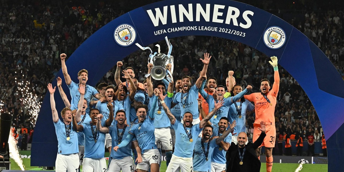 Manchester City wygrywa Ligę Mistrzów!