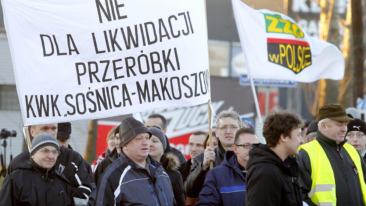 strajk, protest, górnicy, duda