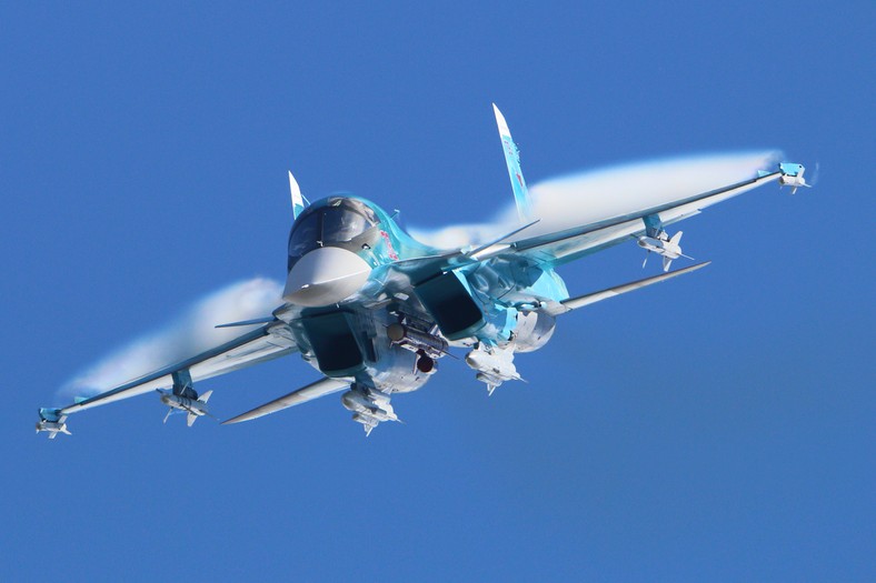 Rosja ma takze do zaoferowania Korei Północnej, cały wachlarz nowoczesnych samolotów bojowych. Wsród nich oferujący unikalne możliwości Su-34 (na zdj.).