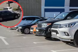 Chwile grozy na parkingu. Odurzona staranowała SUV-em kilkanaście aut [WIDEO]