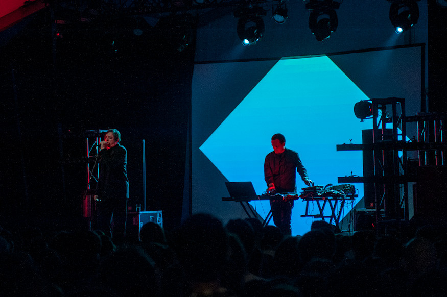 OFF Festival 2012 - anbb: alva noto &amp; blixa bargeld (fot. Monika Stolarska / Onet)