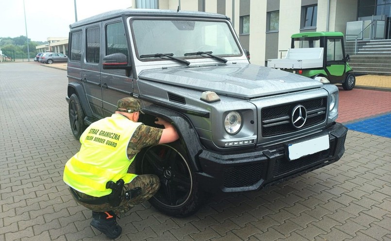 Mercedes G 63 AMG odzyskany przez Straż Graniczną