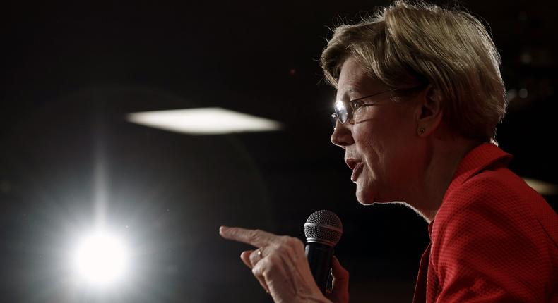 Warren Is Fighting a Two-Flank War