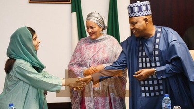 Shettima meets Malala, says FG committed to girl-child education. [Presidency]