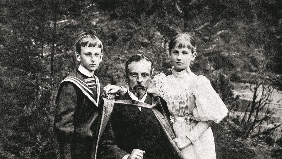 Henryk Sienkiewicz z dziecmi
