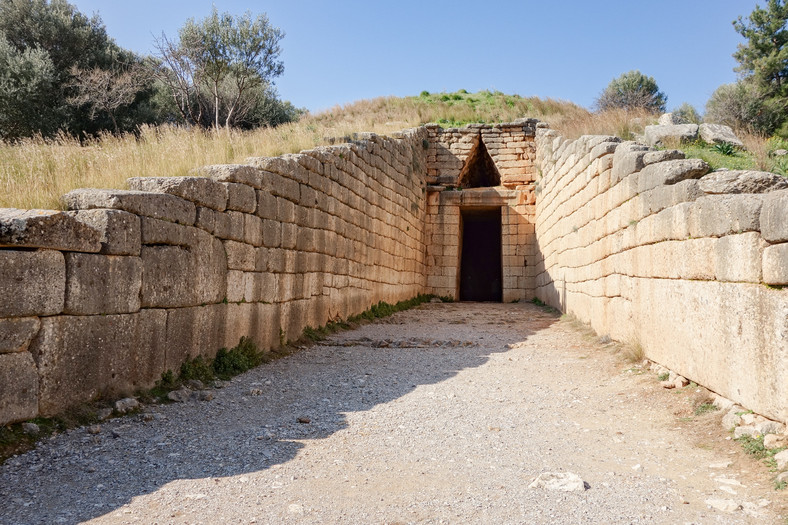 Skarbiec Atreusza (Grób Agamemnona), Mykeny, Grecja