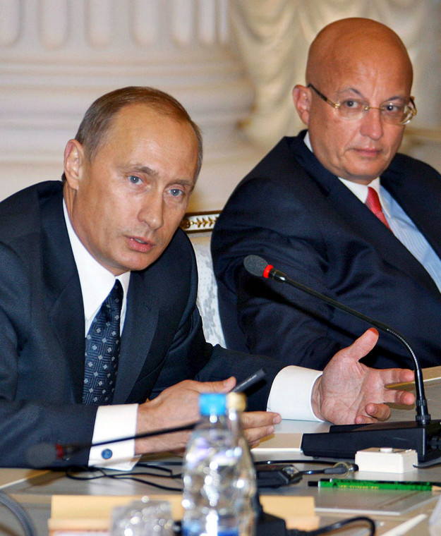 Władimir Putin i Siergiej Karaganow - 2005 r.