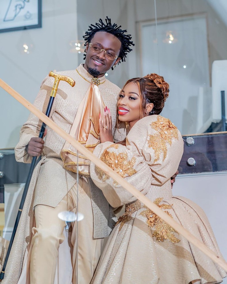 Diana Marua and hubby Kevin Bahati (Instagram)