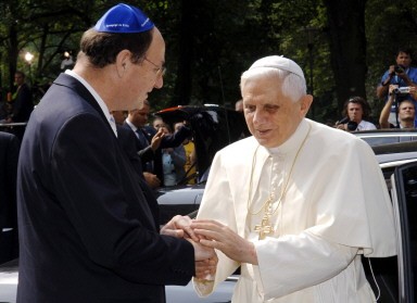 GERMANY-POPE-WYD-RADO-SYNAGOGUE