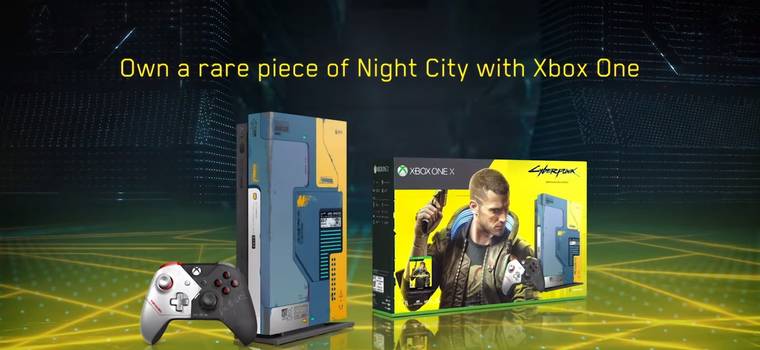 Xbox One X Cyberpunk Edition - Microsoft zapowiada limitowaną, świecącą edycję konsoli