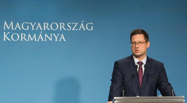 Gulyás Gergely Kormányinfó Fotó: Northfoto