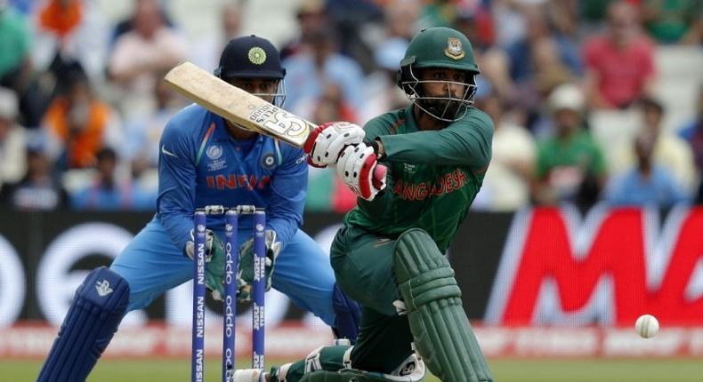 Bangladesh's Tamim Iqbal hit 70 in the ICC Champions Trophy semi-final against India at Edgbaston on June 15, 2017