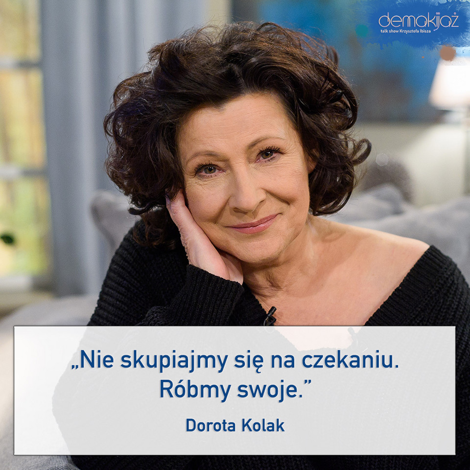 "Demakijaż": Dorota Kolak gościem Krzysztofa Ibisza. Zobacz zdjęcia z programu