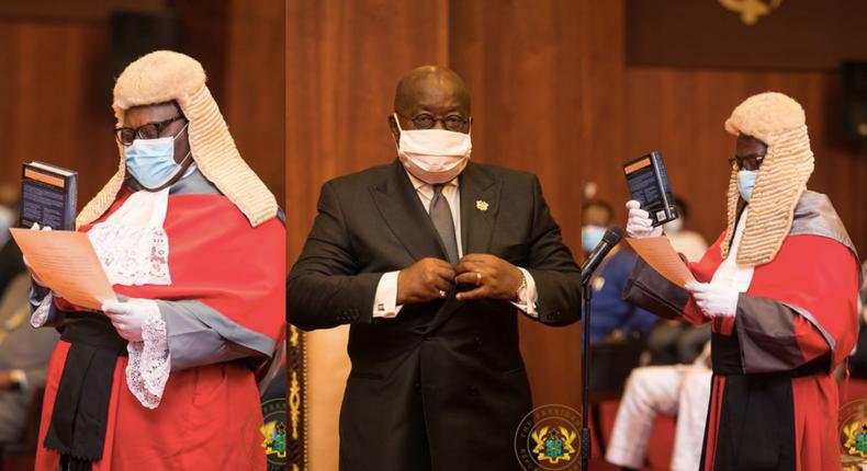 Akufo-Addo swears in new Supreme Court Justices