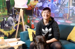 Matylda Damięcka z grafikami na Dzień Ojca. Wzruszenie nie ma granic [FOTO]