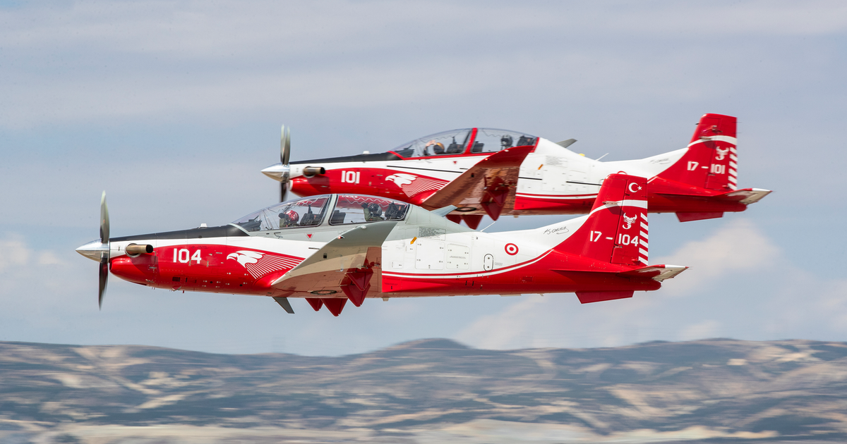 Turkish Air Force takes delivery of first domestically‑produced Tai Hürkuş‑II trainers