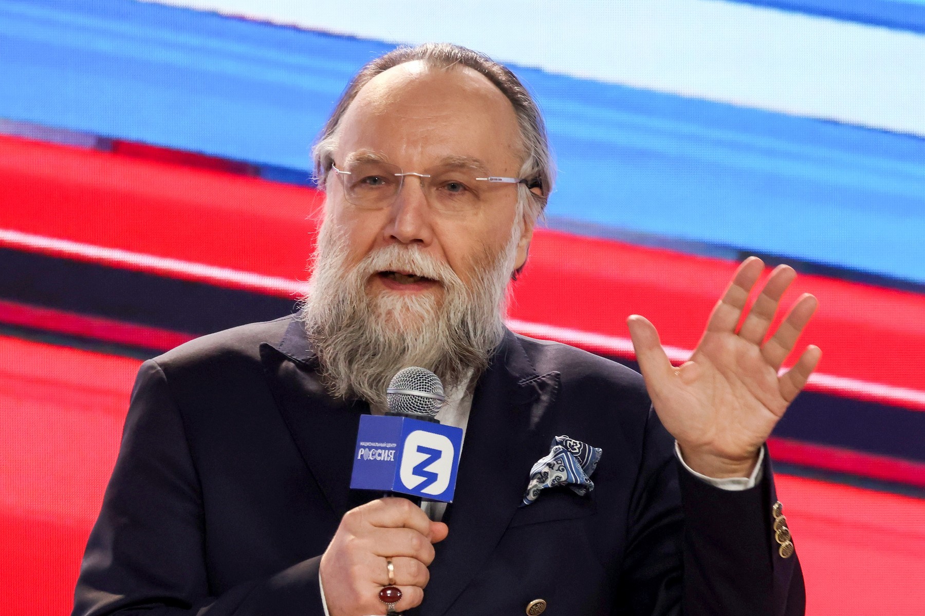 Ruský nacionalistický ideológ Alexander Dugin. 